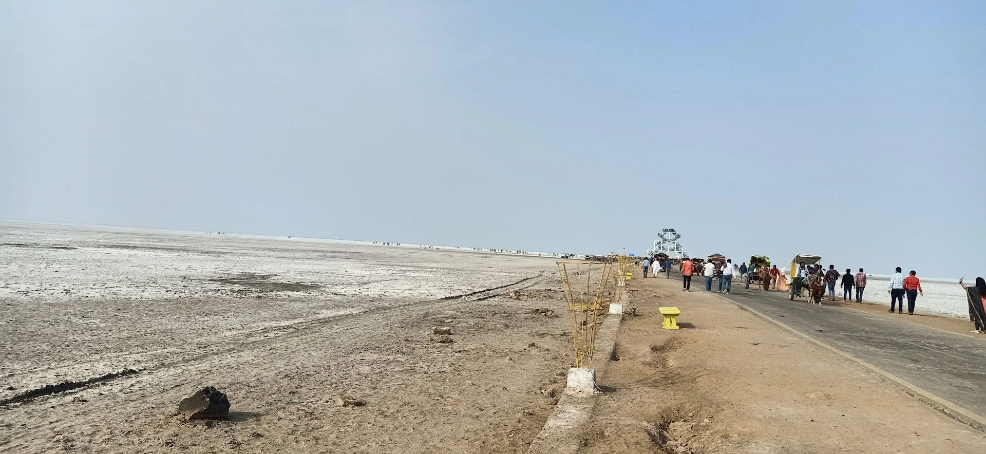 White Rann salt desert in Kutch Gujarat